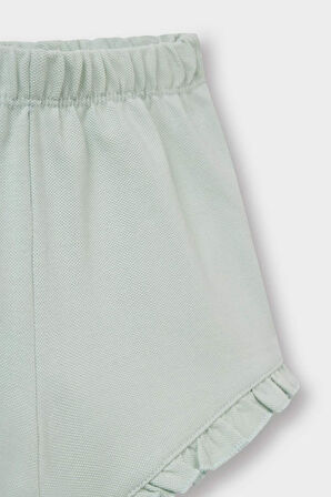 DeFacto Kız Bebek Beli Lastikli Pike Şort C1454A525SMGN1114