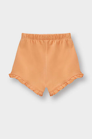 Kız Bebek Beli Lastikli Pike Şort