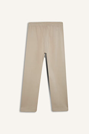 DeFacto Regular Fit Eşofman Altı İçi Polarlı Basic Düz Cepli Beli Bağcıklı Düz Paça D7836AX25SPBG735