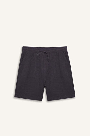 DeFacto Relax Fit Beli Bağcıklı Bermuda Şort E1236AX25SMAR222