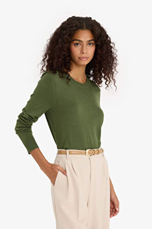 Regular Fit Bisiklet Yaka Kazak