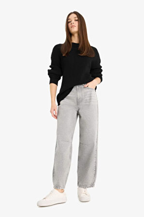 Regular Fit Bisiklet Yaka Kazak