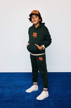 Erkek Çocuk Kapüşonlu Baskılı İçi Yumuşak Tüylü Sweatshirt 