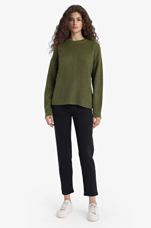 Regular Fit Bisiklet Yaka Kazak