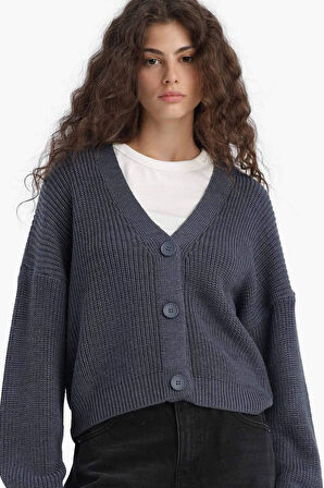 Regular Fit V Yaka Hırka