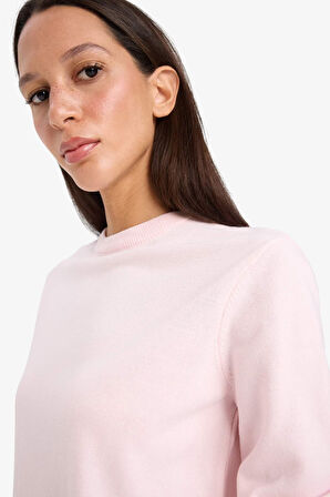 Relax Fit Bisiklet Yaka Triko Kazak