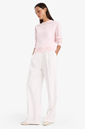 Relax Fit Bisiklet Yaka Triko Kazak