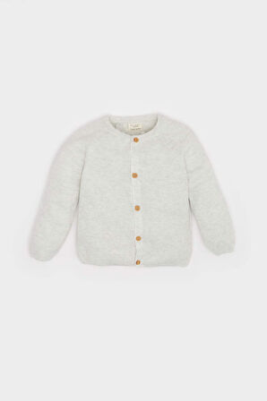 Erkek Bebek Bisiklet Yaka Hırka