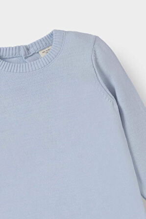 Erkek Bebek Bisiklet Yaka Kazak