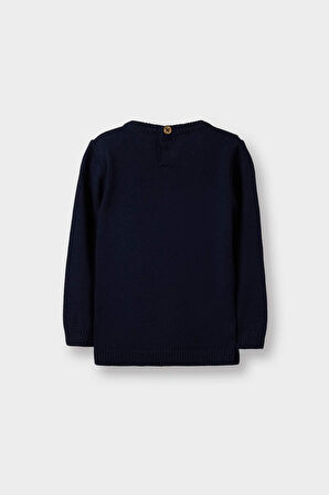 Erkek Bebek Okul Bisiklet Yaka Kazak