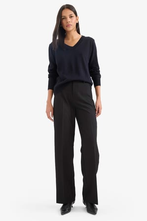 DeFacto Relax Fit Yumuşak Dokulu V Yaka Basic Triko Kazak C4024AX25WNNV146