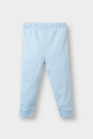 Erkek Bebek Pijama Takımı Baskılı Uzun Kollu Üst Uzun Alt