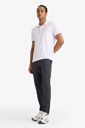 DeFactoFit Slim Fit Dar Kesim Çift Cepli Dokuma Jogger Eşofman Altı