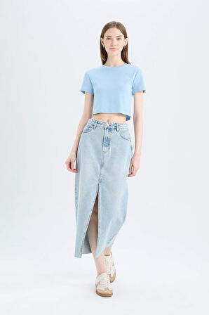 Long Fit Midi Jean Etek