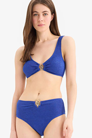 Regular Fit Bürümcük Bikini Üstü-Fall in Love