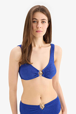 Regular Fit Bürümcük Bikini Üstü-Fall in Love