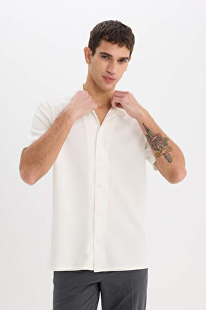 Regular Fit Polo Yaka Yazlık Kısa Kollu Gömlek