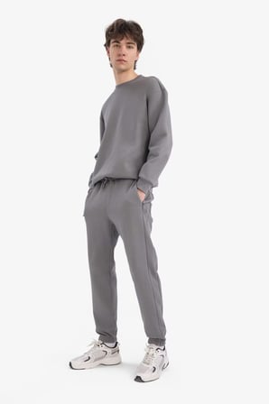 DeFacto Slim Fit Dar Kesim Fermuar Cepli Pike Eşofman Altı D5258AX25SPGR206