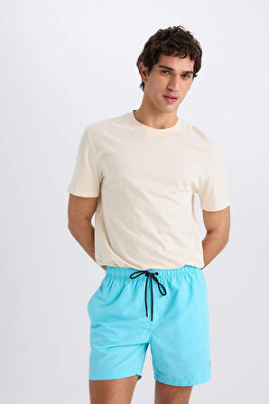 DeFacto File Astarlı Kısa Boy Deniz Şortu N0131AZ25HSTR111