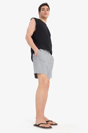 DeFacto Regular Fit File Astarlı Kısa Boy Deniz Şortu B7255AX25HSGR265