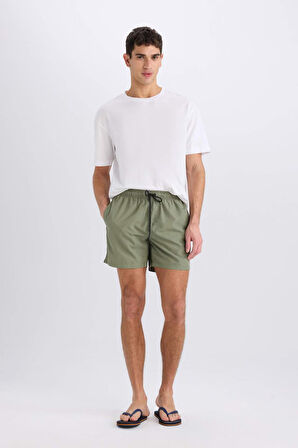 File Astarlı Hızlı Kuruyan Kısa Boy Deniz Şortu