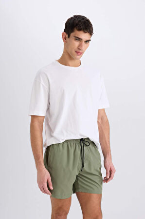 File Astarlı Hızlı Kuruyan Kısa Boy Deniz Şortu