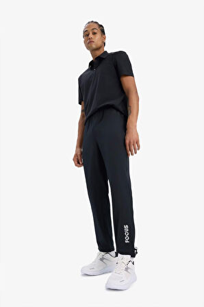 DeFactoFit Slim Fit Dar Kesim Çift Cepli Dokuma Sporcu Jogger