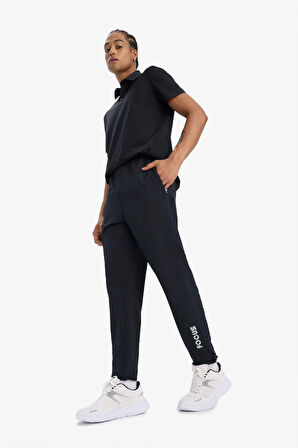 DeFactoFit Slim Fit Dar Kesim Çift Cepli Dokuma Sporcu Jogger