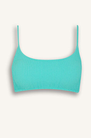 Regular Fit Bürümcük Bikini Üstü-Fall in Love	
