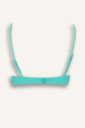 Regular Fit Bürümcük Bikini Üstü-Fall in Love	