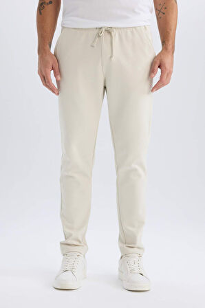 DeFacto Jogger Pantolon Basic Düz Beli Bağcıklı Cepli Düz Paça C6022AX25SPBG74