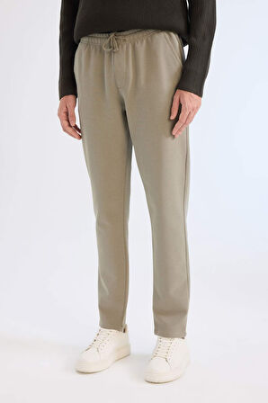 DeFacto Jogger Pantolon Basic Düz Beli Bağcıklı Cepli Düz Paça C6022AX25SPKH454