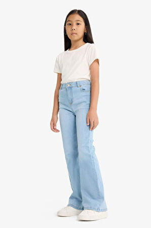 Kız Çocuk Flare Fit İspanyol Paça Jean Pantolon