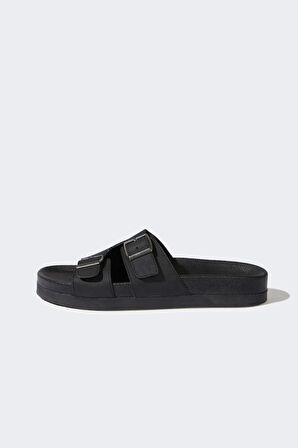 DeFacto Erkek Düz Taban Suni Deri Terlik E6248AX25HSBK23