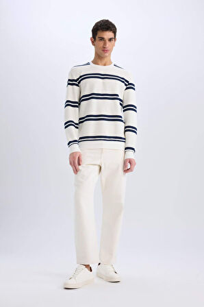 Regular Fit Bisiklet Yaka Sweatshirt