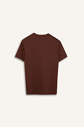 DeFacto Regular Fit Bisiklet Yaka Dokulu Basic Düz Kısa Kollu Twill Tişört D7912AX25SPBN319