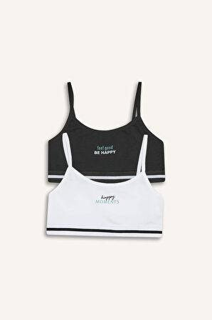 Baskılı 2'li First Bra 