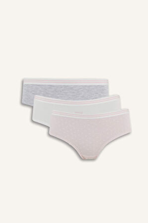 DeFacto 3'lü Slip Külot-Fall in Love E7654AX25SPPN648