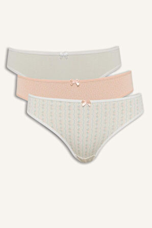 DeFacto 3'lü Slip Külot-Fall in Love E7573AX25SPWT46