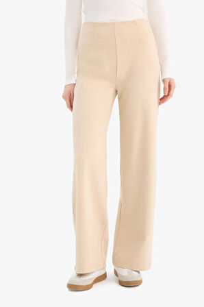 Wide Leg Standart Boy Basic Düz  Geniş Bol Paça Eşofman Altı