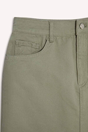 Coool Normal Bel Gabardin Mini Etek