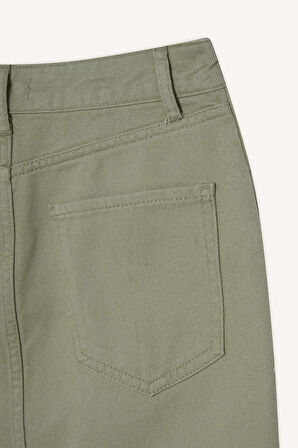 Coool Normal Bel Gabardin Mini Etek