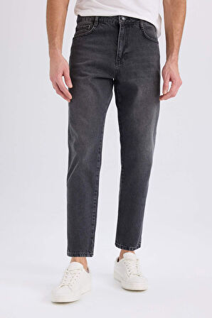 DeFacto 90's Slim Fit Dar Kalıp Yüksek Bel Dar Paça Jean Pantolon E8499AX24WNNM36