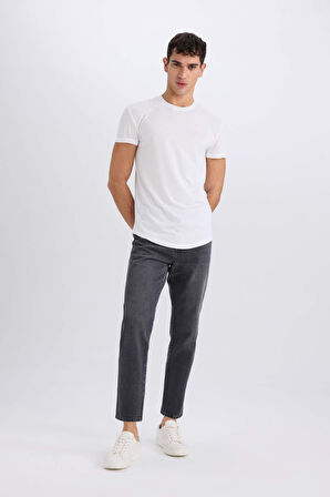 DeFacto 90's Slim Fit Dar Kalıp Yüksek Bel Dar Paça Jean Pantolon E8499AX24WNNM36
