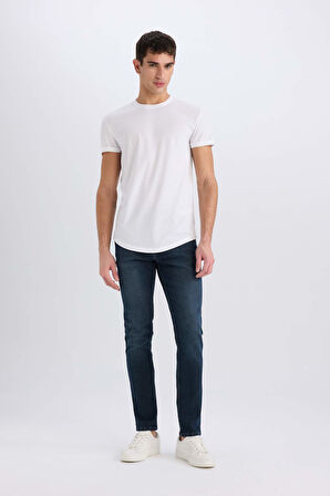 Pedro Slim Fit Dar Kalıp Normal Bel Dar Paça Jean Pantolon