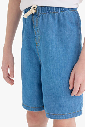 DeFacto Erkek Çocuk Jean Şort D8575A825SMNM28