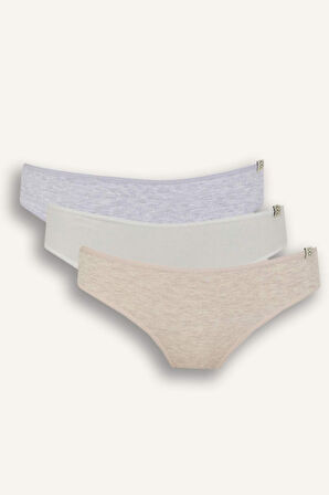 DeFacto Ribana 3'lü Askılı Slip Külot-Fall in Love D6404AX25SPBG588
