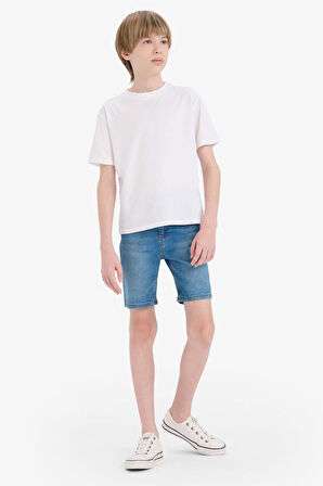 DeFacto Erkek Çocuk Jean Şort D7899A825SMNM39