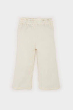 Kız Bebek 2'li Takım Kolsuz Bluz Beli Lastikli Geniş Paça Pantolon