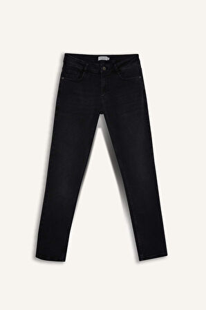Pedro Slim Fit Dar Kalıp Normal Bel Dar Paça Jean Pantolon